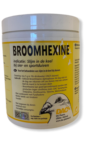 Dac Broomhexine 100 gram - Koudijskleindiersport